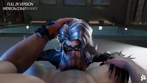 Black Cat Deepthroat from Marvel Rivals