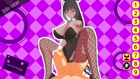 【MMD R-18】Beep Block Fuckway 【Karin Bunny】