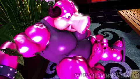 (SFM) Asgore is getting footjob
