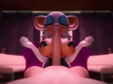 Rouge slowly blowjob (Full)