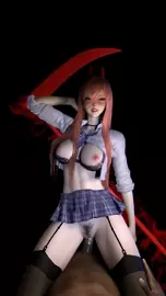 Zero Two Lap Dance (Chainsaw Man Power Costume)