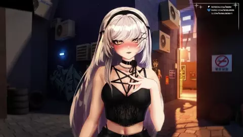 You pick up a Chinese Goth Baddie from the Street | Vtuber Hentai