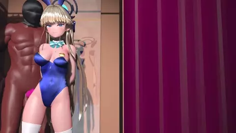 【MMD】 (Extended Version) Bunny Toki and Rio's Changing Room Dance