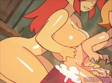 [Wamudraws] Link x Malon Handjob