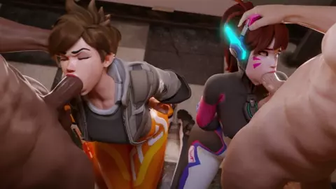 Tracer & D.Va - In Trouble [Default&NoMale][TheCount][NO WM][4K]