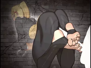 Darkness footjob animation