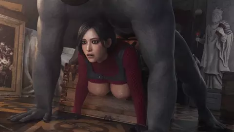 Ada Wong & Mr.X (Anal Fart Edit)