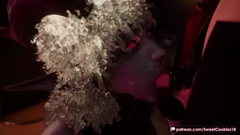 Chained Man Fucked by Succubus and Her Helper