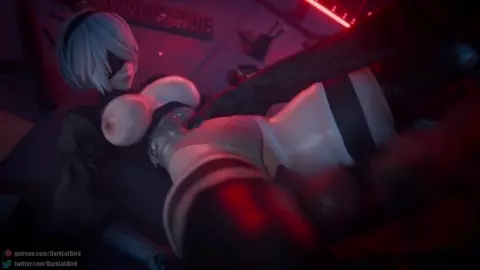 2B x Werewolf [NieR: Automata]
