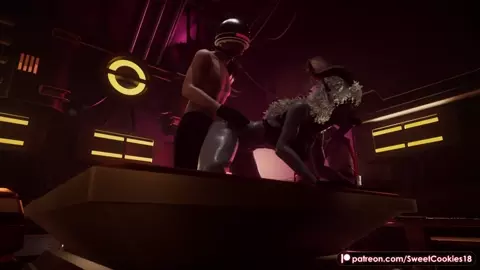 Succubus and Friend Use Chained Guy Hard