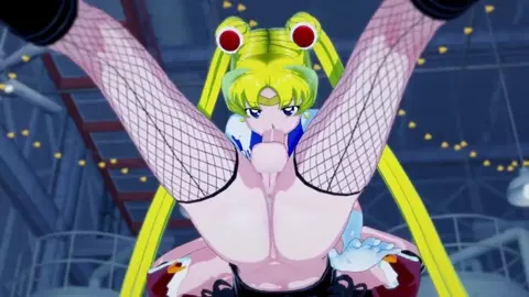 Biker girl Blaze fucking Sailor Moon
