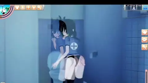 Elfinpsyop getting fucked in a public restroom (Koikatsu party)