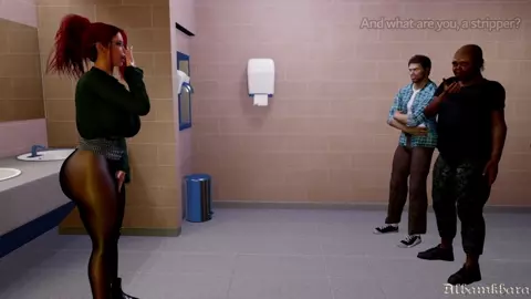 Yana Bathroom Threesome