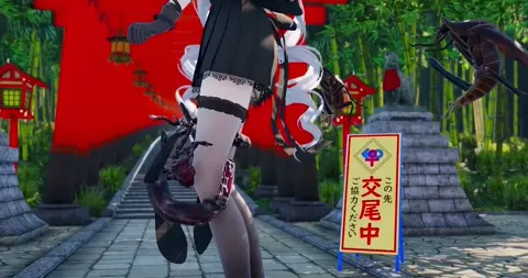 Black Dress Tianyi's Dual-Hole Penetration