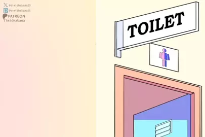 Restroom break in