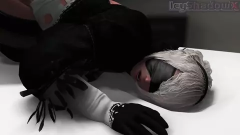 2B Doggystyle Pound [White] | IcyShadow - 4K 60FPS