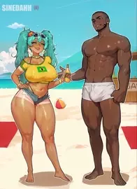 Brazilian Miku: Beachside Confessions [Goth ver]