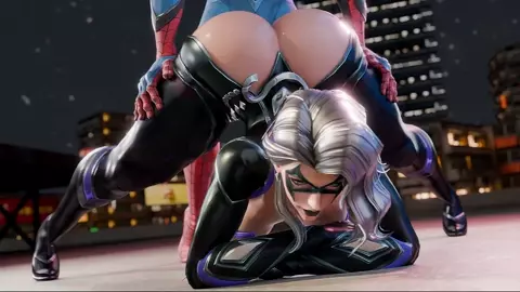 Black Cat x Spider-Man | StarryJossy