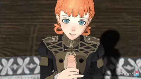 Annette Blowjob [Fire Emblem] clothed