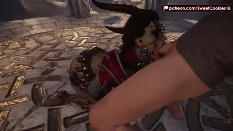 Graveyard Sex - Man Roughly Fucks Horned Nahimu