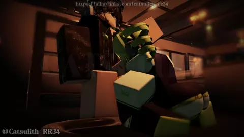 Alien Teto gets fucked in the cafe then onto the hote| Short Ver. (Roblox Session 86)