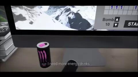 Caught Coworker De-Stressing in the Toilet