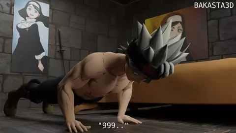 Asta peeps on Yami and Vanessa (Bakasta3D)