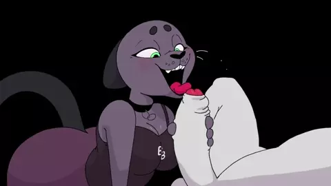Catgirl blowjob and anal
