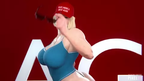 Maga Karen Twerk [Pixel3D] [4K] [60FPS]