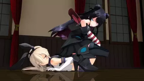 Shimakaze is punished by the enemy [R18] Nepiart