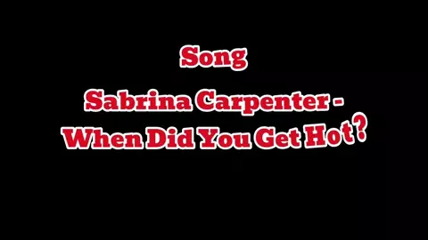 [Bleached Valorant] Sabrina Carpenter - When Did You Get Hot?