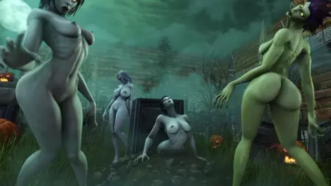 Undead Female Compilation - Noname55 [4K]