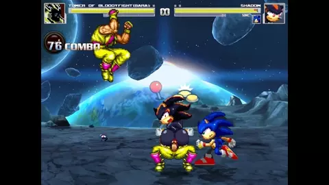 MUGEN Sonic and Shadow forced to ride cock.