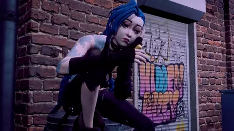 Jinx from league of legends possession
