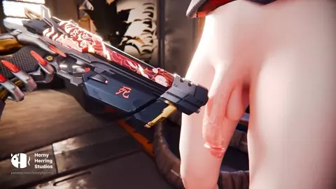 Shion with guns