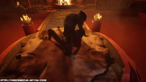 Goblin Uses Red Succubus Hard - Oral & Multiple Cumshots