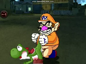 MUGEN - Wario fucks Yoshi