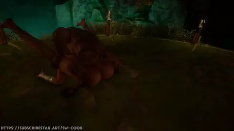 Toad Domination - Elf Takes Monster Cock