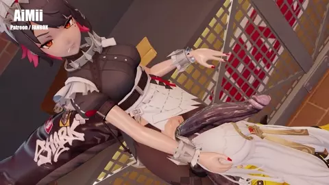 【Futa dance】 Ellen Joe & Yixuan「Masked BitcH」【ふたなり】【エレン・ジョー・儀玄】【ゼンゼロ】