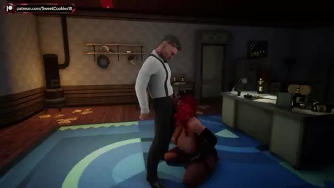 Redhead Suspect Pays with Her Body in the Office