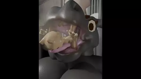 Oral vore by silly roll