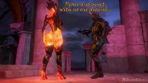Ember and Umbra hot break between missions